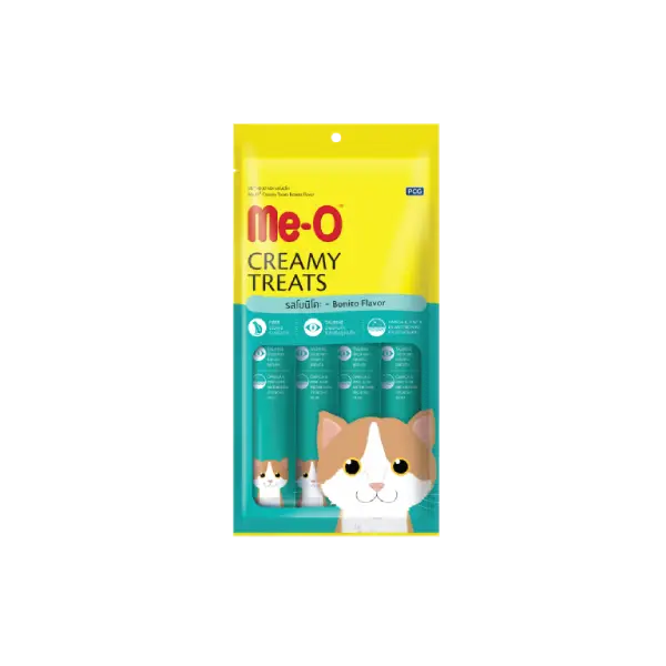 Me O Creamy Cat Treats Tuna Bonito